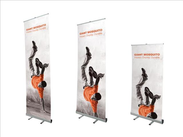Giant Mosquito Roll Up Banner