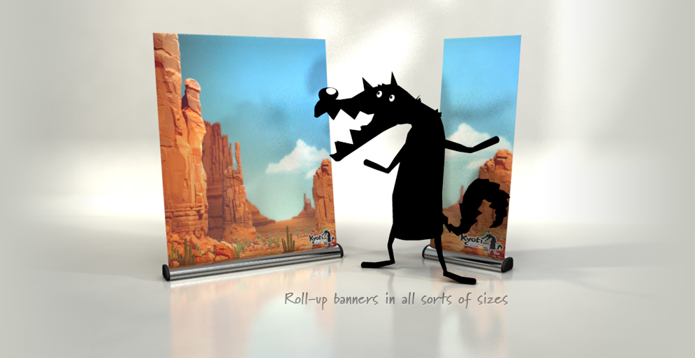 Roll up banners