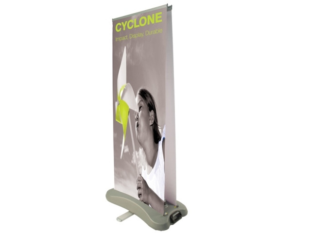 NEW - Outdoor Roll Up Banner - Cyclone