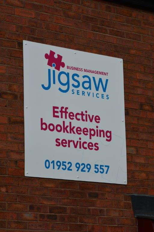 Jigsaw Dibond Building Sign