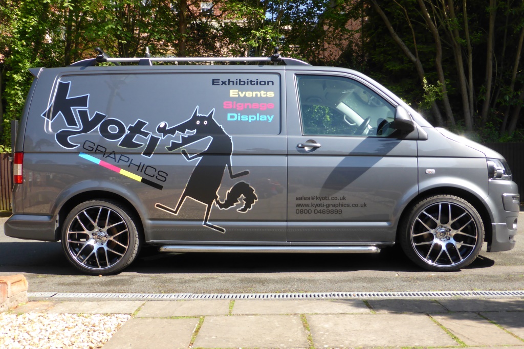 Kyoti van after vehicle graphics