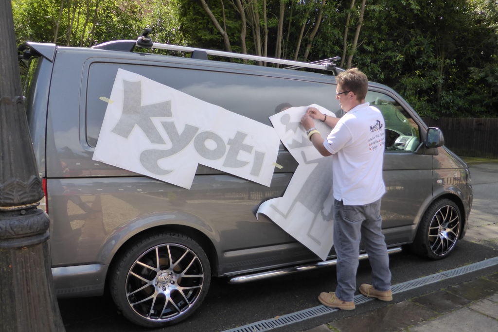 Kyoti van vehicle graphics stage 1