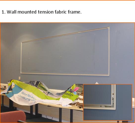 Tension fabric display