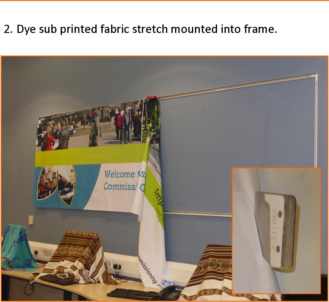 Tension fabric display