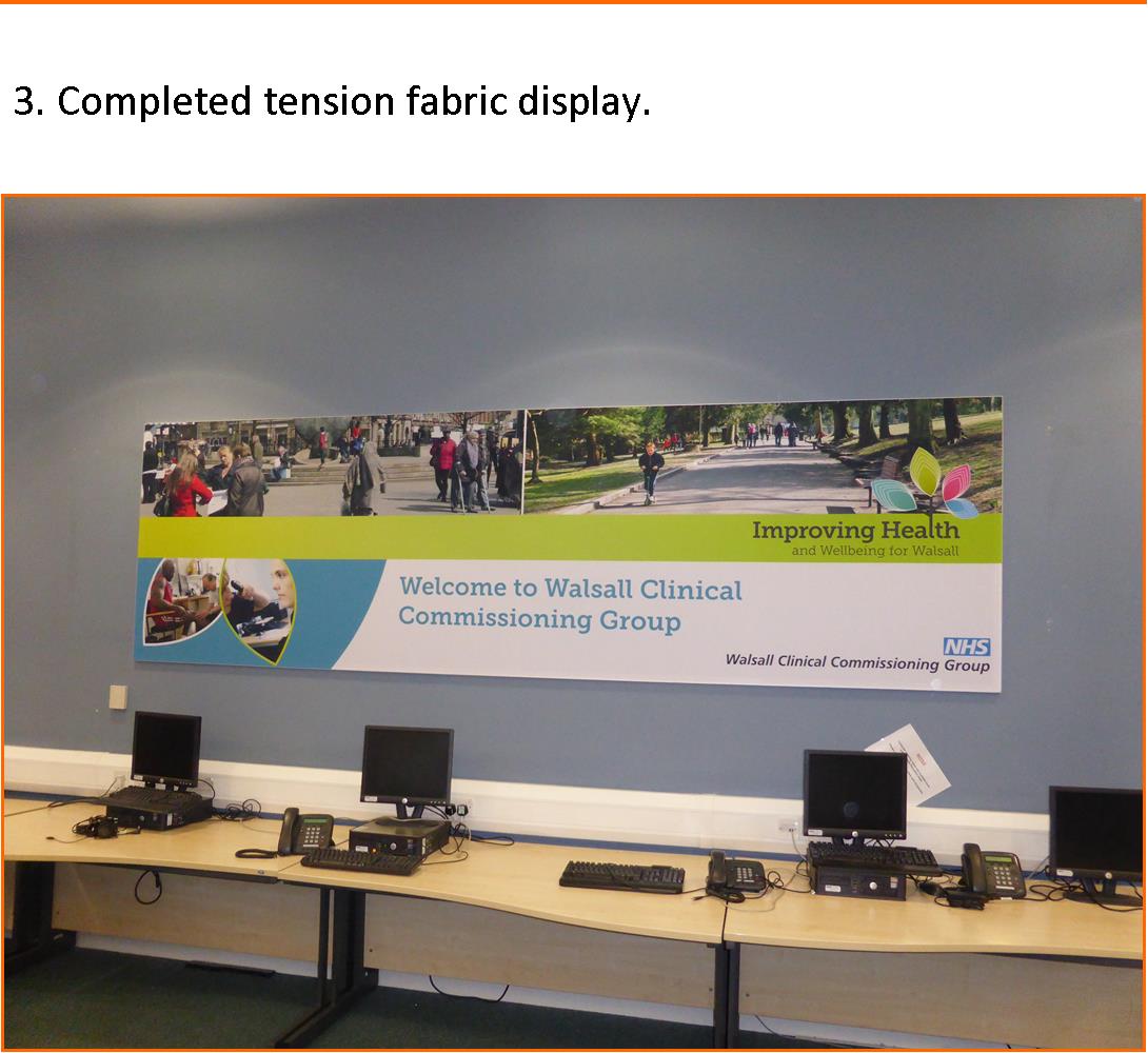 Tension fabric display