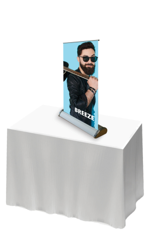 Breeze Desk Top Roll Up Banner