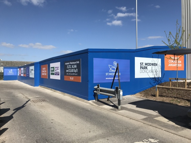 St Modwen Hoarding Sign Panels