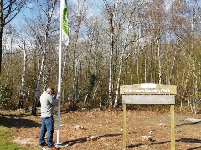 Ground Mounted Flagpole