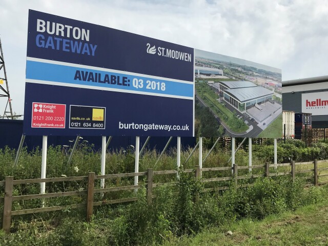 St Modwen Roadside Sign