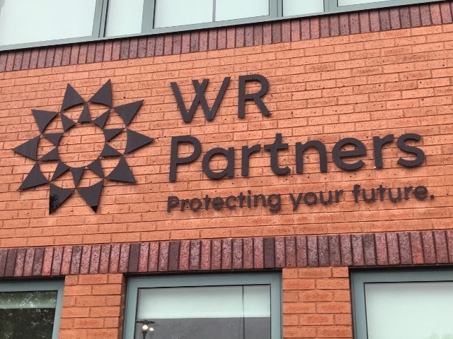 WR Partners Acrylic Sign Letters