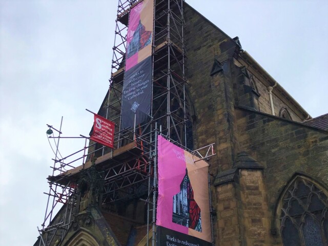 Shrewsbury Cathedral Banner Signage