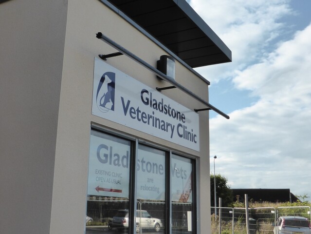 Gladstone Veterinary Clinic Fascia Sign