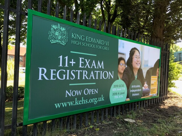 King Edwards School Framed Banner